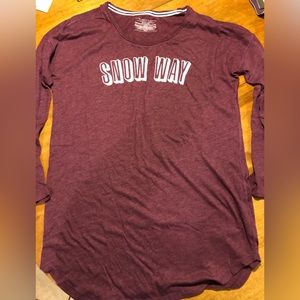 Victoria Secret SNOW WAY Sleep shirt XS. Worn once. Excellent condition.